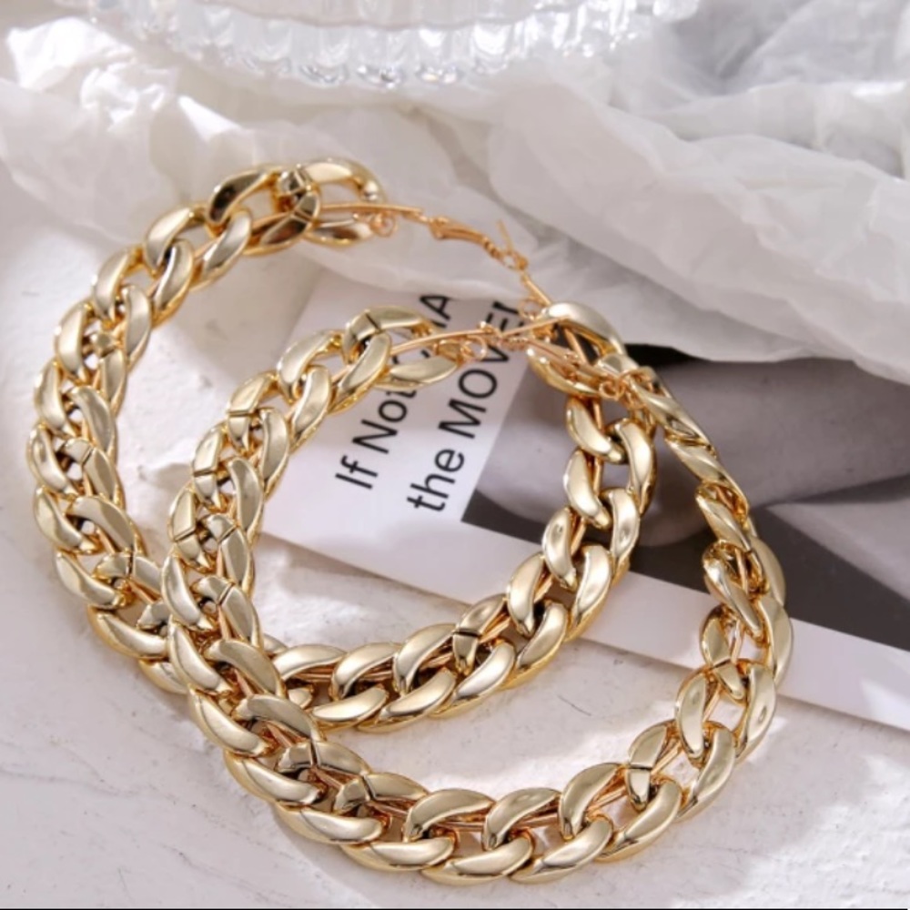 Gold Hoop earring